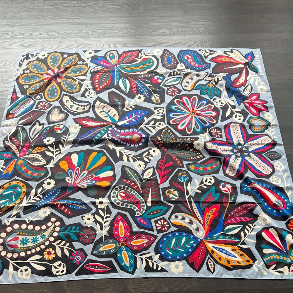 Floral Multicolor Scarf